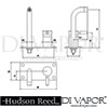 Hudson Reed Tec Bath Basin Filler Dimension