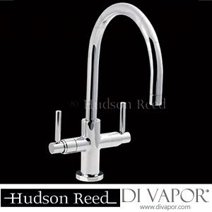 Hudson Reed PN335 Tec Cruciform Sink Mixer with crossheads/lever and large swivel spout Tap Spare Parts