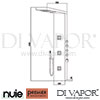 Premier Nuie Perdita Thermostatic Shower Panel Dimension