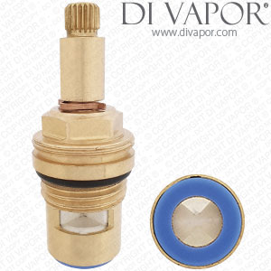 58mm 1/2 Ceramic Disc Cartridge - 20 Spline - PPI 20 Cold Side