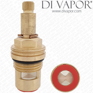 58mm 1/2 Ceramic Disc Cartridge - 20 Spline - PPI 20 Hot Side