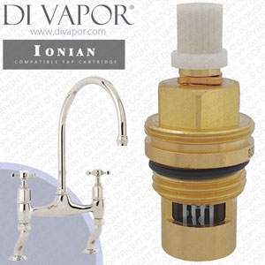 Perrin & Rowe Ionian 9.13146 Bridge Mixer Tap Anti-Clockwise Turn to Open Valve Cartridge Compatible Spare - PR9.13146