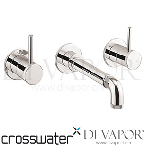 Crosswater PRI130WNC MPRO Industrial 3 Hole Set Wall Mounted Chrome Tap Spare Parts