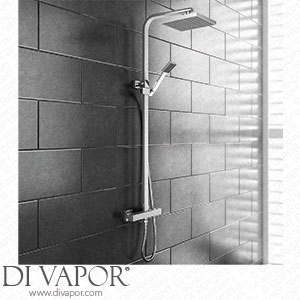 Victorian Plumbing Prime Luxury Square Thermostatic Shower - Chrome - PRIM005 - Spare Parts