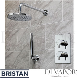 Bristan PRISM SHWR PK4 Prism Shower Pack with Fixed Head and Wall Outlet Handset Spare Parts