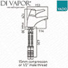 VADO Mono Basin Tap Mixer