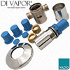 Vado Projectline PRO-165-C/P Non Concussive Cold Valve Only Chrome