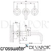 Crosswater PRO130WNW Diagram