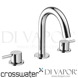 Crosswater PRO135DNV MPRO Basin 3 Hole Set Brushed Stainless Steel Tap Spare Parts