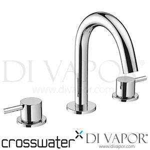 Crosswater PRO135DNW+ MPRO Basin 3 Hole Set Deck Mounted Matt White Tap Spare Parts