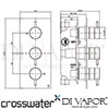Crosswater PRO2000RC Diagram