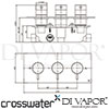 Crosswater PRO2001RC Diagram
