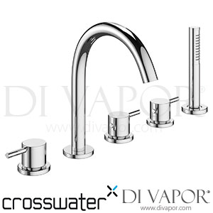 Crosswater PRO450DC MPRO Bath 5 Hole Set Spare Parts