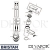 Bristan PS BAS C Mixer Spare Tech Diagram