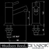Hudson Reed Kia Basin Taps Dimension