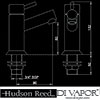 Hudson Reed Kia Bath Taps Dimension