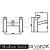 Hudson Reed Kia Bath Filler Tap Dimension
