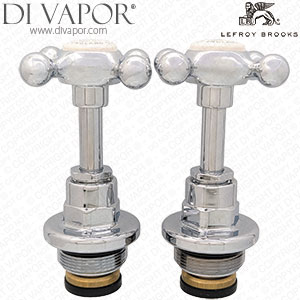 Lefroy Brooks PTA008CP 3/4 Inch Pair of Headworks - Chrome