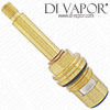 On/Off Flow Cartridge for Godolphin / Lefroy Brooks PTC002 Dual Control Concealed Valves (80mm Length) - Compatible Spare