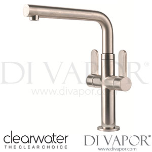 Clearwater PU2BN Pulsar Twin Lever Brushed Nickel Monobloc Kitchen Mixer Tap Spare Parts