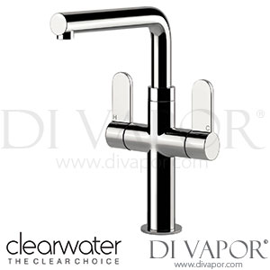 Clearwater PU2CP Pulsar Twin Lever Chrome Monobloc Kitchen Mixer Tap Spare Parts