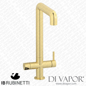 IB Rubinetti PU385IS Puro 4-In-1 Monohole Kitchen Mixer for Running Water Natural Filtered Water Cold Filtered and Sparkling Filtered Water Tap Spare Parts