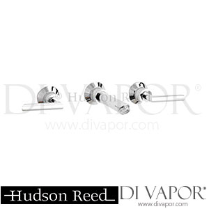 Hudson Reed Xeta Wall Mounted Bath Mixer Tap - Chrome - PW313 Spare Parts