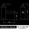 Hudson Reed Xeta Mono Bath Filler Dimension