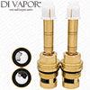 Lefroy Brooks Pair of Flow Cartridges