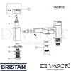 Bristan QD BF C Spare Parts Tech Diagram