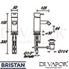 Bristan QD BID C Mixer Spare Diagram