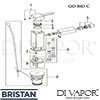 Bristan QD BID C Mixer Spare Tech Diagram