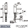 Bristan QD EBAS C Mixer Spare Diagram