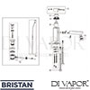 Bristan QD EBAS E6 C Mixer Spare Tech Diagram