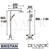 Bristan QD-SHXDIVFF-C Spare Parts Diagram