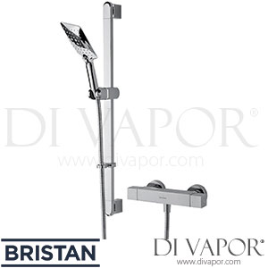 Bristan QD SHXSMFF C Quadrato Thermostatic Bar Shower with Single Function Handset Spare Parts