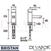 Bristan QD SMBAS C Mixer Spare Diagram