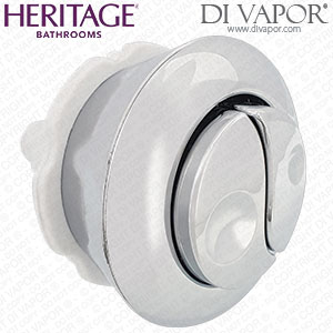Heritage QSP170 Toilet Chrome Push Flush Button