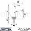 Bristan QST 1 2 E6 C Spare Parts Diagram