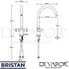 Bristan QST SNK EF C Mixer Spare Diagram