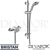 Bristan QST SQSHXAR C Quest Exposed Shower with Adjustable Riser