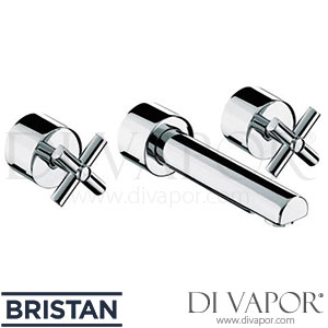 Bristan QT 3HWMBAS C Quadrant Three Hole Wall Mounted Basin Mixer Tap Spares