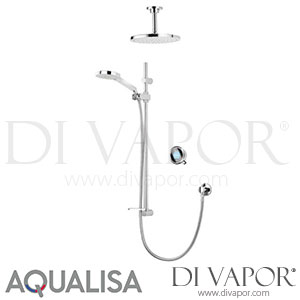 Aqualisa QTC.02.FC.HP Q Shower with Adjustable and Fixed Ceiling Heads HP/Combi Spare Parts