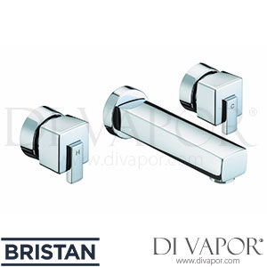 Bristan QU 3HWMBF C Qube Three Hole Wall Mounted Bath Filler Spare Parts