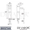 Bristan QU TBAS C GEN1 Mixer Spare Diagram