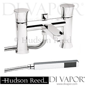 Hudson Reed Quill Bath Shower Mixer With Shower Kit & Wall Bracket - Chrome - QUI304 Spare Parts