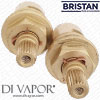 Bristan half inch Short Stem CD Valve Cartridges Pair QV012-620-2