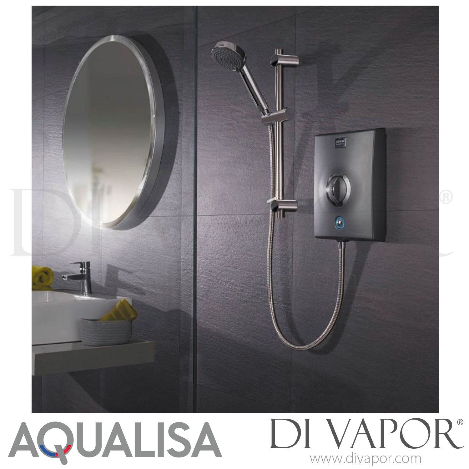 Aqualisa QZE8511 Quartz Electric Shower 8.5kW Graphite Spare Parts