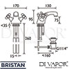 Bristan R BAS G GEN1 Mixer Spare Diagram
