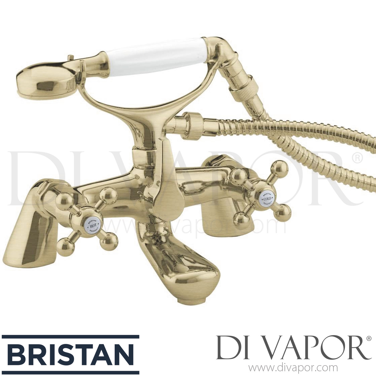 Bristan R LBSM G GEN1 Regency Luxury Bath Shower Mixer Gold 28/10